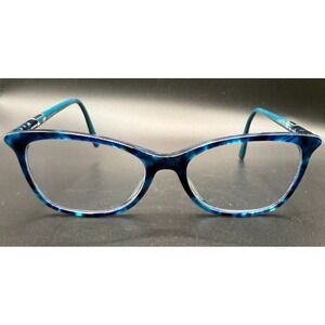 EUC! Lacoste Eyeglasses Frames L2791 466 Blue Tortoise Cat Eye 52-16-140